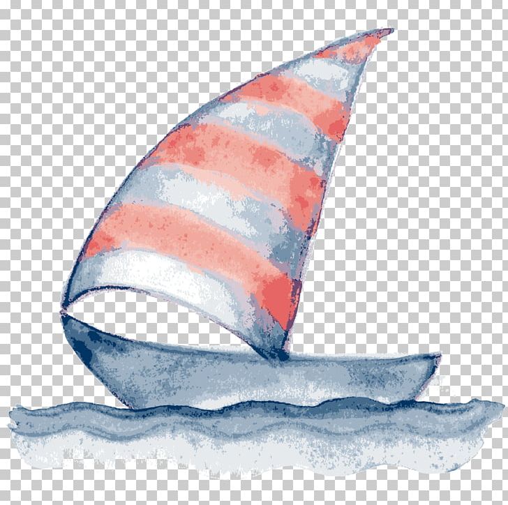 Watercolor Painting Drawing Sailing Ship Sailboat PNG, Clipart, Boat, Canvas, Cartoon, Cartoon Sailboat, Fin Free PNG Download