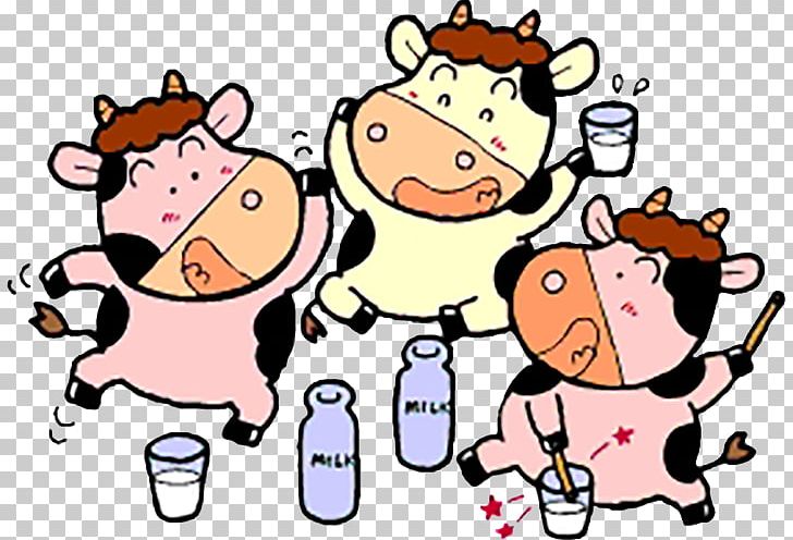 Dairy Cattle Milk PNG, Clipart, Animal, Animals, Art, Cartoon, Cattle Free PNG Download