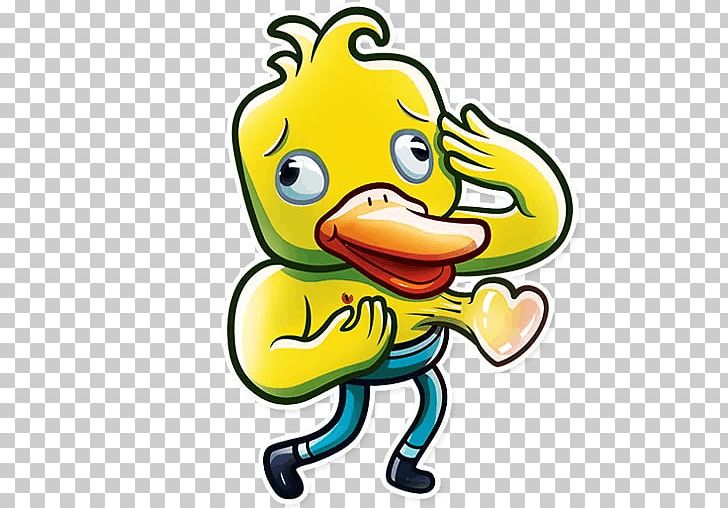 Donald Duck Telegram Sticker PNG, Clipart, Anatidae, Animals, Application Programming Interface, Artwork, Beak Free PNG Download