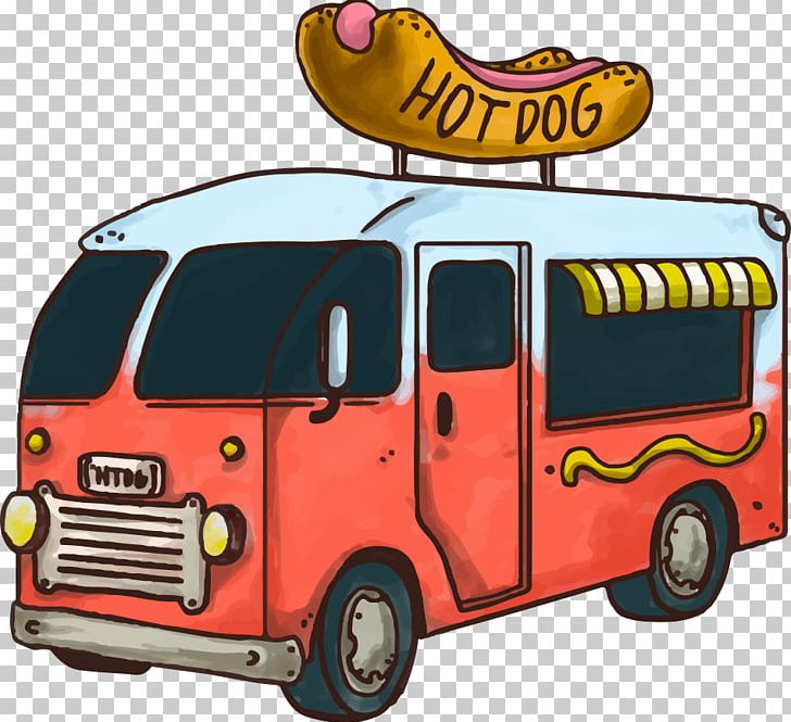 Hot Dog Fast Food Hamburger Car Food Truck PNG, Clipart, Automotive Design, Brand, Bus, Bus Stop, Bus Vector Free PNG Download