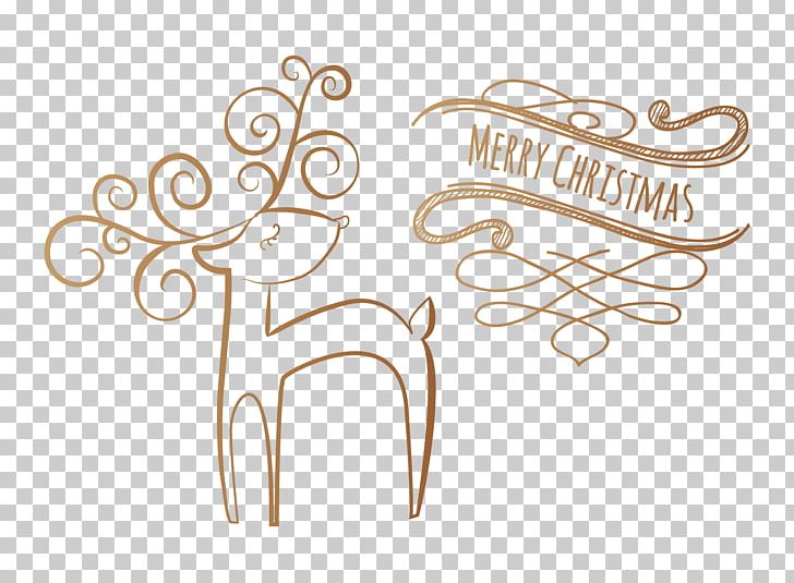New Year Christmas PNG, Clipart, Brand, Cartoon Elk, Chinese New Year, Christmas Elements, Computer Graphics Free PNG Download