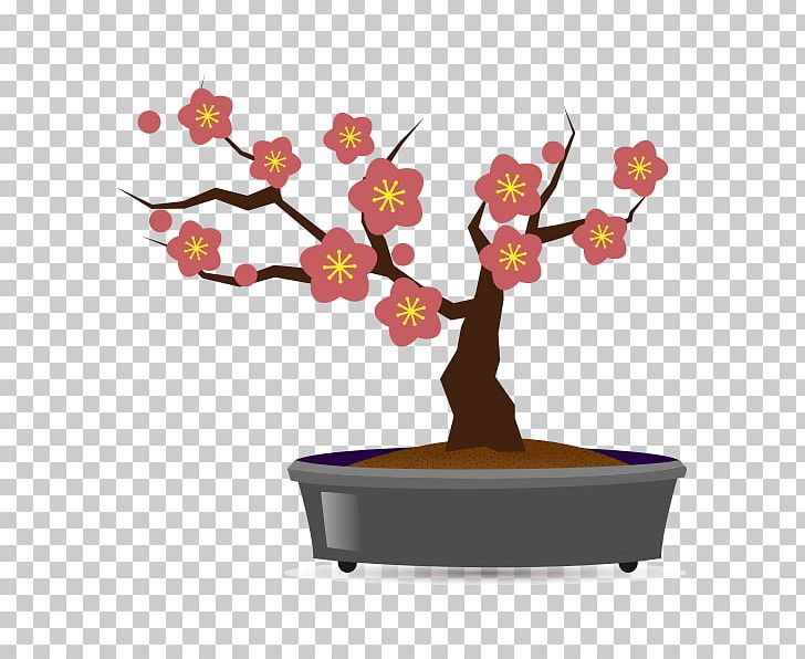 Bonsai Plum Blossom Flowerpot Hobby PNG, Clipart, Bonsai, Branch, Data, Download, Email Free PNG Download