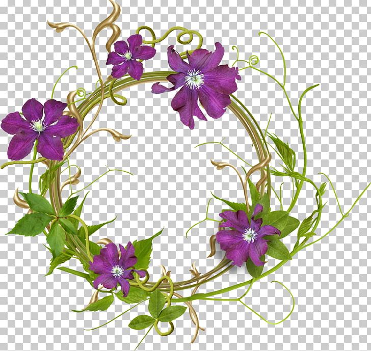 Floral Design Wreath Purple PNG, Clipart, Beautiful, Blue, Branch, Christmas Wreath, Cut Flowers Free PNG Download