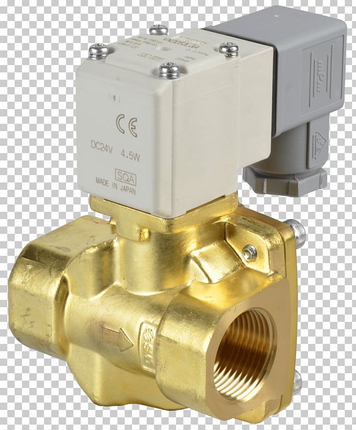 Brass Solenoid Valve Compressed Air SMC Corporation PNG, Clipart, Air, Angle, Awning, Brass, Compressed Air Free PNG Download