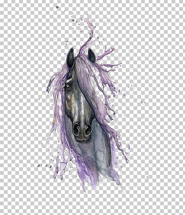 Horse Watercolor Painting Drawing Tattoo PNG, Clipart, Animals, Art, Art Horses, Canvas, Colt Free PNG Download