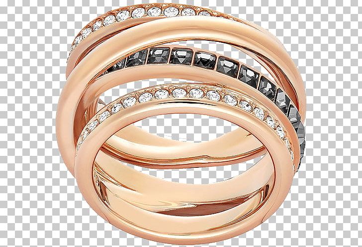 Ring Swarovski AG Jewellery Gold Plating PNG, Clipart, Background Black, Bezel, Black, Black Background, Black Hair Free PNG Download