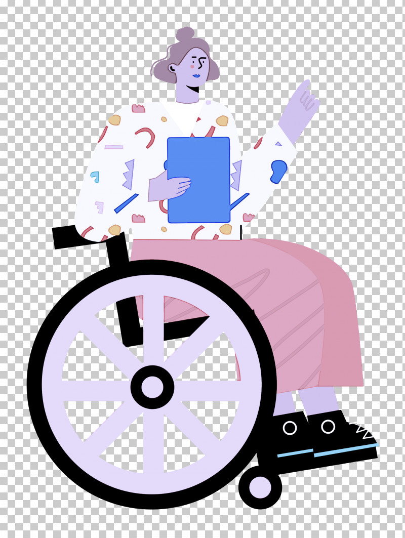 Sitting On Wheelchair Woman Lady PNG, Clipart, Cartoon, Drawing, Lady, Visual Arts, Wheelchair Free PNG Download