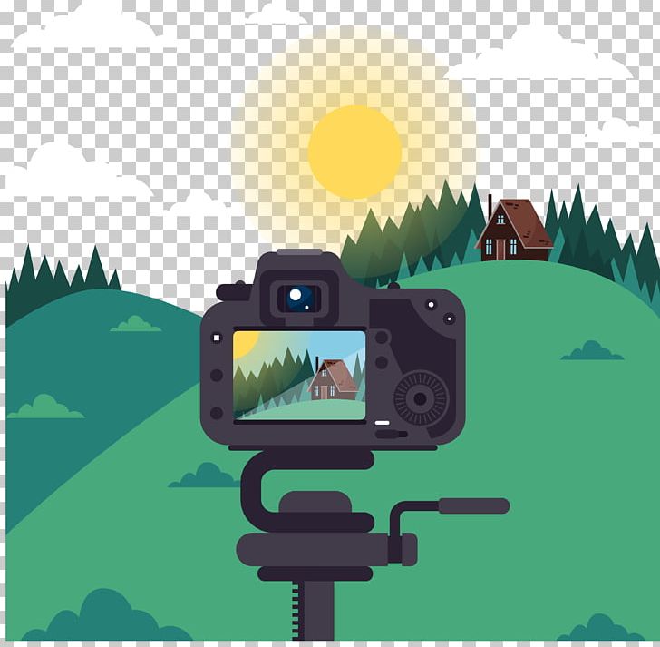 Photography Illustration PNG, Clipart, Camera Icon, Camera Logo, Camera Vector, Creative Camera, Grass Free PNG Download