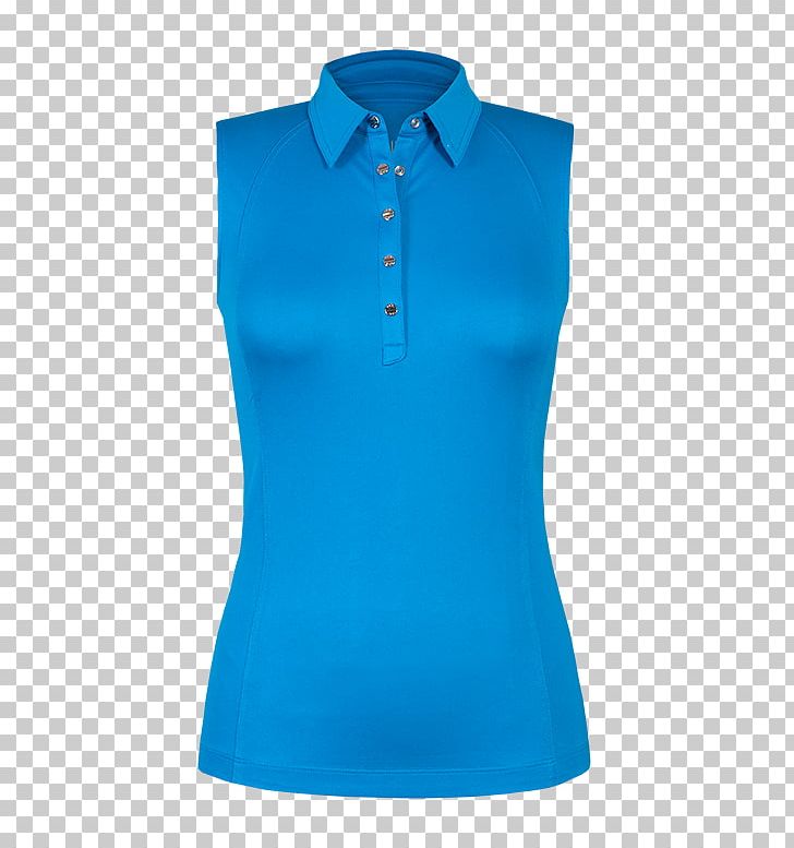 Polo Shirt Sleeveless Shirt Collar PNG, Clipart, Active Shirt, Aqua ...