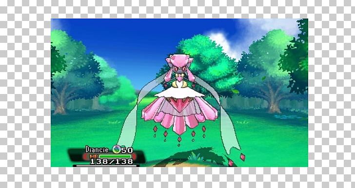Pokémon Omega Ruby And Alpha Sapphire Pokémon Ruby And Sapphire Pokémon Adventures Diancie PNG, Clipart, Computer Wallpaper, Fictional Character, Grass, Mythical Creature, Nintendo Free PNG Download