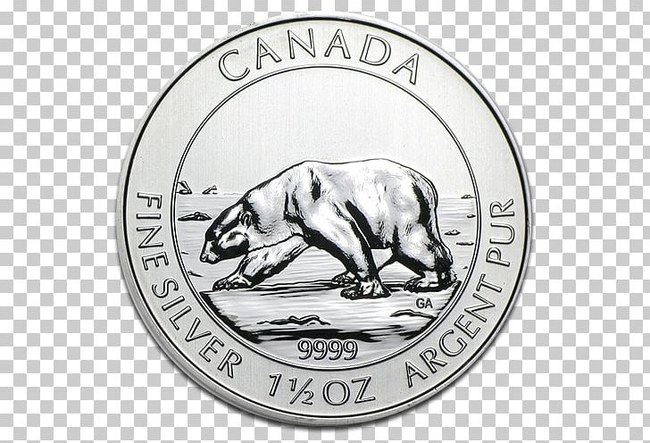 Polar Bear Silver Coin Bullion Coin Canada PNG, Clipart, Apmex, Black And White, Bullion, Bullion Coin, Business Free PNG Download