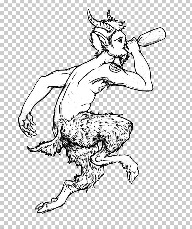 Satyr Faun Greek Mythology Pan Drawing PNG, Clipart, Antler, Arm, Art, Artwork, Beer Free PNG Download