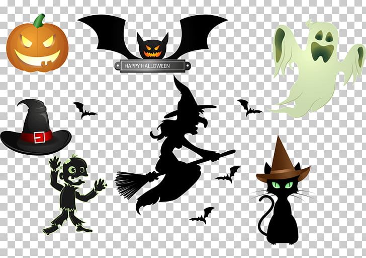 Halloween Party Illustration PNG, Clipart, Clip Art, Computer Wallpaper, Design Element, Encapsulated Postscript, Festive Elements Free PNG Download