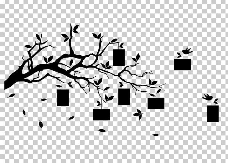 Wall Decal Branch Frames Twig Tree PNG, Clipart, Bird, Black, Black And White, Branch, Brand Free PNG Download