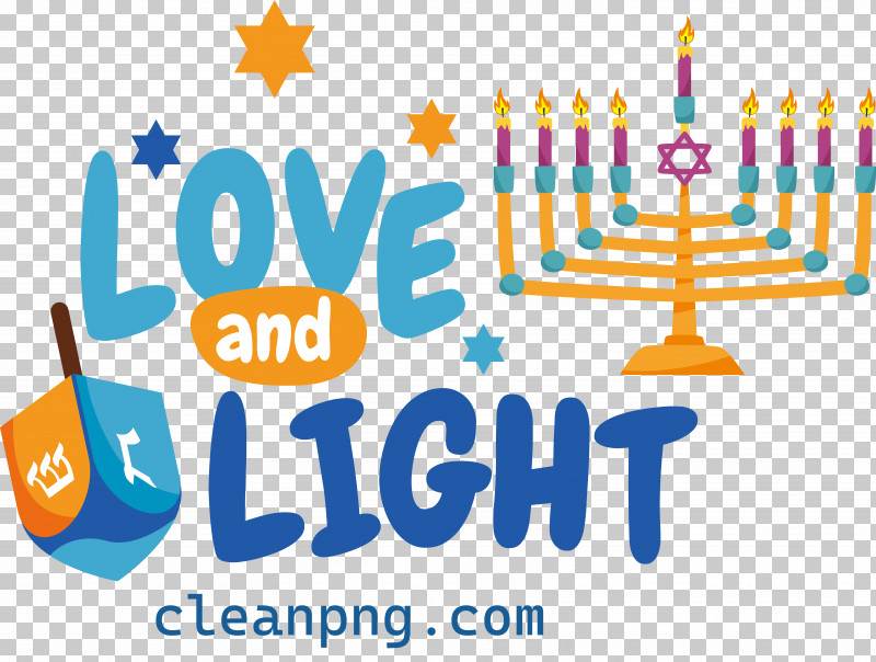 Happy Hanukkah Love Light PNG, Clipart, Happy Hanukkah, Light, Love Free PNG Download