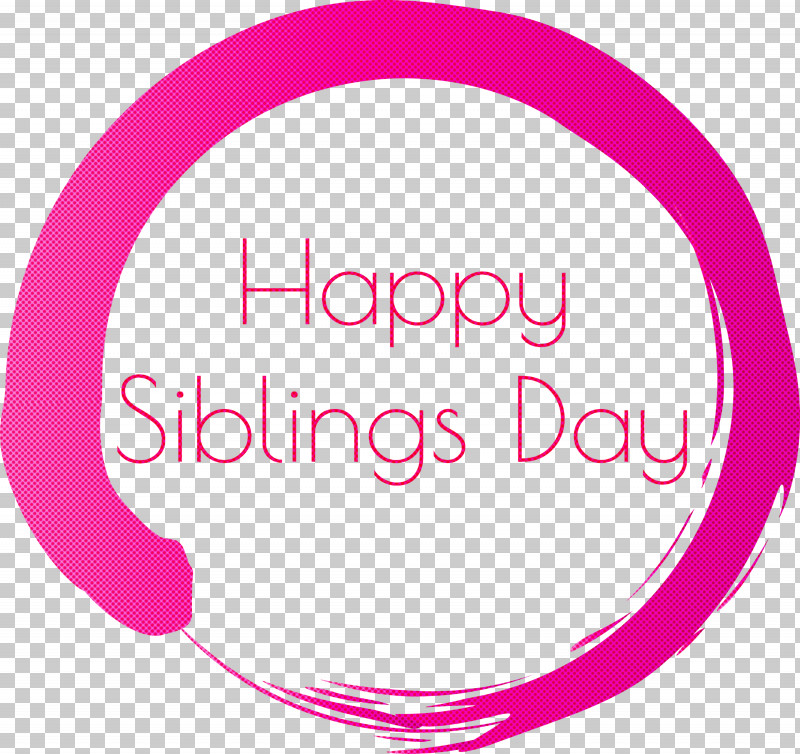 Happy Siblings Day PNG, Clipart, Circle, Happy Siblings Day, Line, Logo, Magenta Free PNG Download