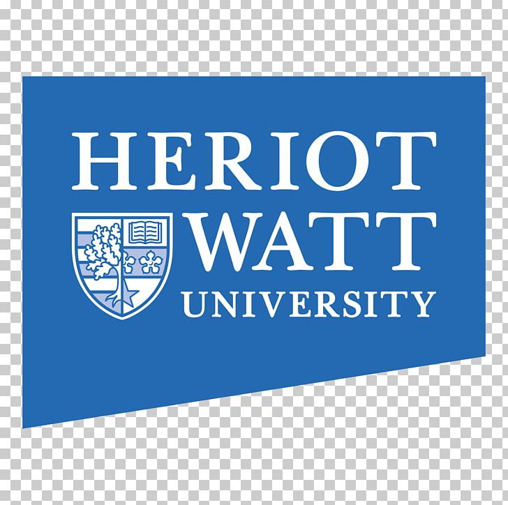 Heriot-Watt University Logo Education Campus PNG, Clipart, Advertising, Area, Banner, Blue, Brand Free PNG Download
