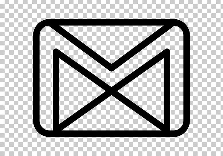 Computer Icons Gmail Email PNG, Clipart, Angle, Area, Black, Black And White, Computer Icons Free PNG Download