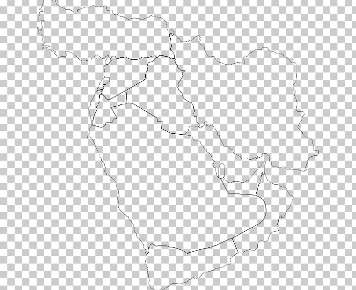 Line Art Middle East Map PNG, Clipart, Area, Artwork, Black And White, Line, Line Art Free PNG Download