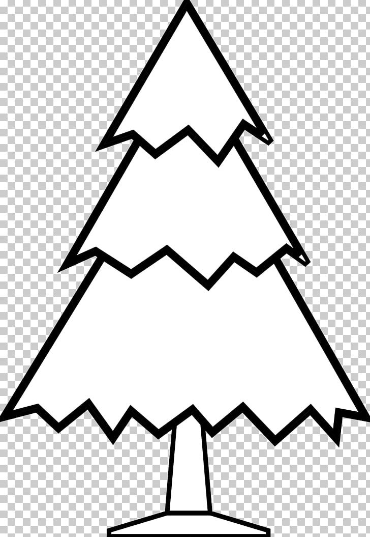 Christmas Tree Black And White PNG, Clipart, Angle, Area, Black, Black And White, Christmas Free PNG Download