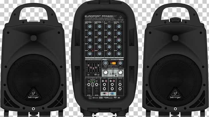 Behringer PPA500BT Europort PA System Microphone Public Address Systems Audio PNG, Clipart, Audio, Audio Equipment, Car Subwoofer, Electronics, Microphone Free PNG Download