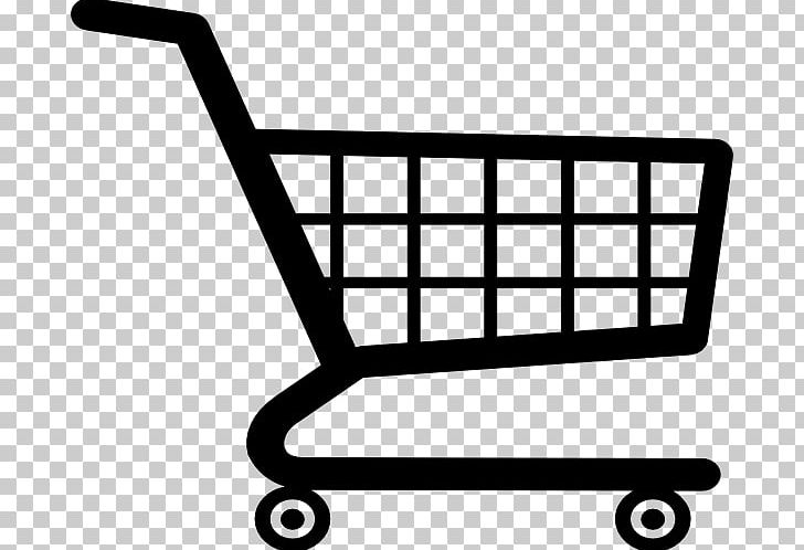 Shopping Cart Shopping Bags & Trolleys PNG, Clipart, Area, Bag, Black, Black And White, Cart Free PNG Download
