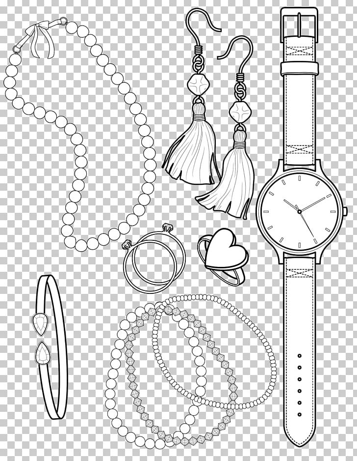 Coloring Book Bead Line Art Drawing Paper PNG, Clipart, Artwork, Bead, Black And White, Body Jewelry, Book Free PNG Download