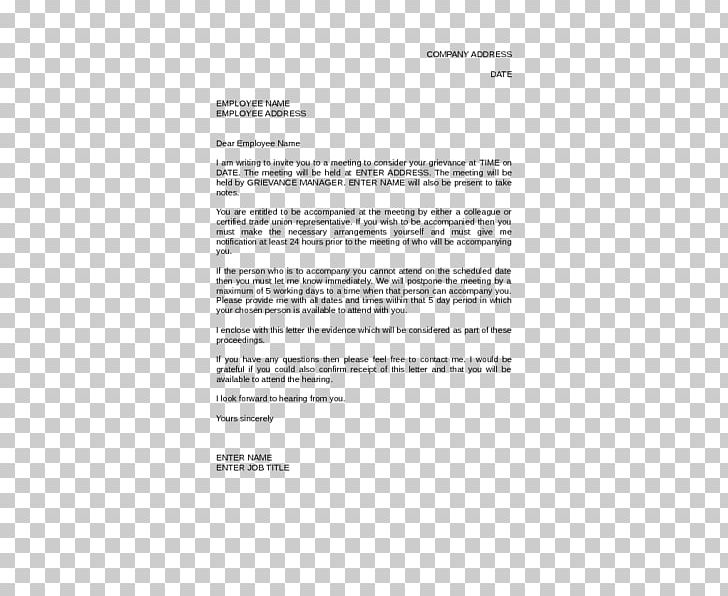 Document Grievance Template Letter Of Resignation PNG, Clipart, Area, Complaint, Cover Letter, Dismissal, Document Free PNG Download