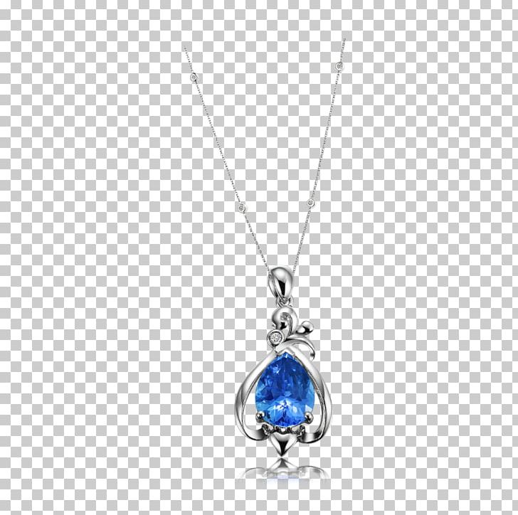 Locket Blue Necklace Diamond Gemstone PNG, Clipart, Blue, Blue Gem, Blue Jewelry, Body Jewelry, Brooch Free PNG Download