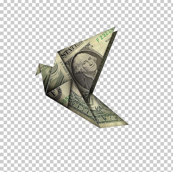 Bird Paper Awesome Origami.[ United States One-dollar Bill PNG, Clipart, Angle, Awesome Origami, Banknote, Bird, Bird Cage Free PNG Download