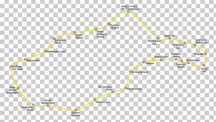 Circle Line London Underground Metropolitan Line Rapid Transit Central London PNG, Clipart, Angle, Area, Central London, Circle Line, Diagram Free PNG Download