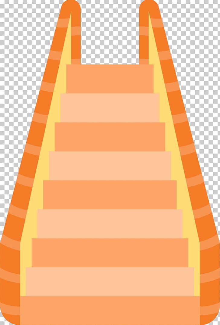Escalator Orange Stairs Elevator PNG, Clipart, Angle, Cartoon, Cone, Conveyor Belt, Designer Free PNG Download