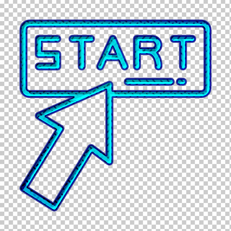 Click Icon Startup New Business Icon PNG, Clipart, Click Icon, Electric Blue, Line, Logo, Startup New Business Icon Free PNG Download