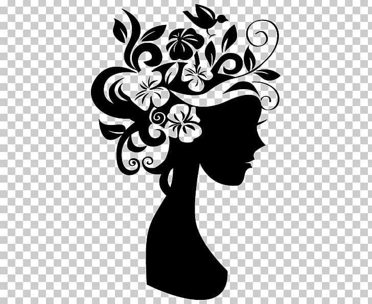 Silhouette Stencil Hair PNG, Clipart, Animals, Art, Black And White, Drawing, Face Free PNG Download