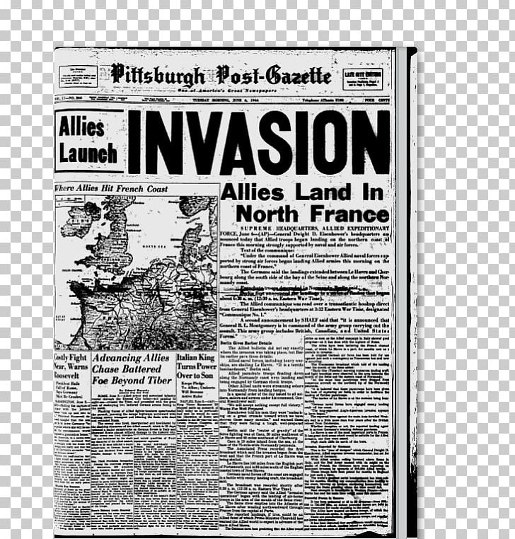 Normandy Landings Invasion Of Normandy Second World War The D-Day Invasion PNG, Clipart, Black And White, France, Headline, Home Front, Invasion Free PNG Download