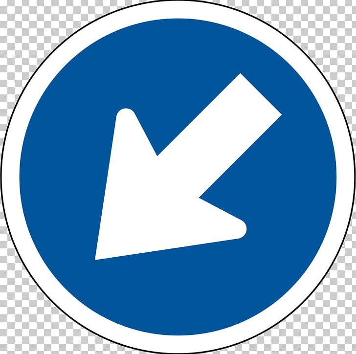 Traffic Sign Arrow Mandatory Sign PNG, Clipart, Angle, Area, Arrow, Circle, Driving Free PNG Download