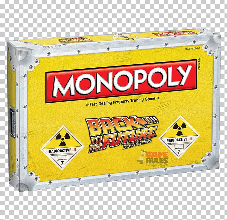 Winning Moves Monopoly Marty McFly Back To The Future Board Game PNG, Clipart,  Free PNG Download