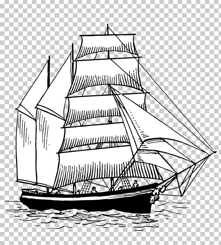 Sailing Ship Sailboat PNG, Clipart, Artwork, Baltimore Clipper, Barque, Brig, Caravel Free PNG Download