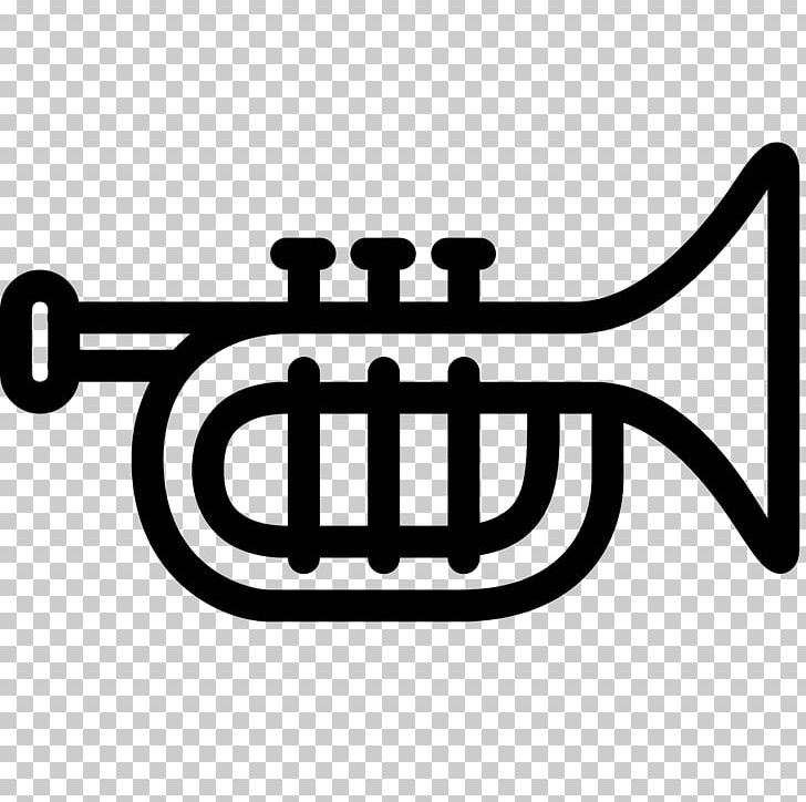 Trumpet Musical Instruments Computer Icons PNG, Clipart, Black And White, Brand, Brass Instrument, Computer Icons, Cornet Free PNG Download