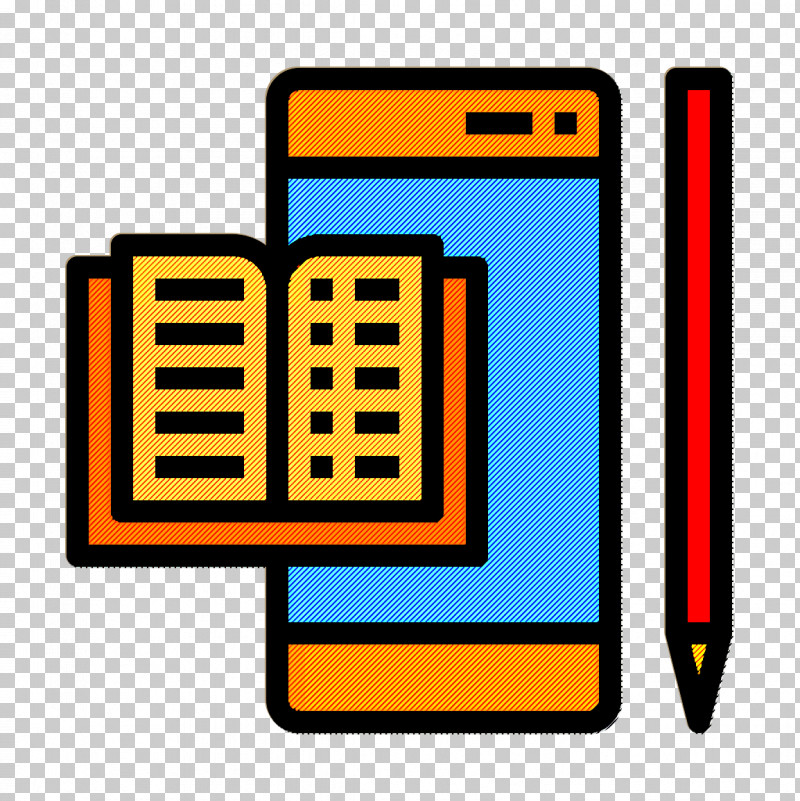 Ebook Icon Book And Learning Icon PNG, Clipart, Book And Learning Icon, Ebook Icon, Line, Yellow Free PNG Download