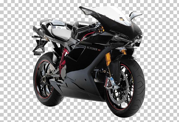 Ducati 1098 Motorcycle Sport Bike Ducati 848 PNG, Clipart, Automotive Exhaust, Automotive Exterior, Automotive Tire, Car, Exhaust System Free PNG Download