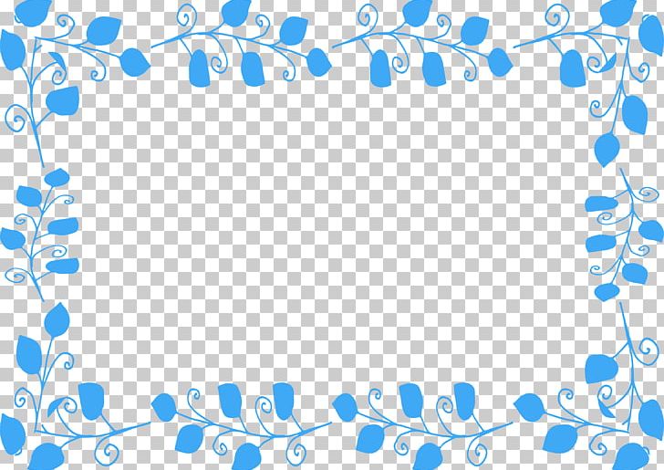 Leaf Blue Computer File PNG, Clipart, Azure, Blue, Blue Flower Rattan, Border Frame, Circle Free PNG Download