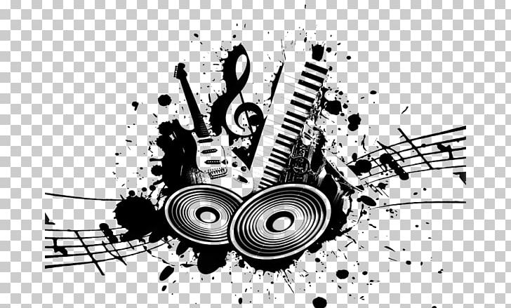 Musical Instruments Disco Shutterstock Mural PNG, Clipart, Art, Black And White, Brand, Circle, Computer Wallpaper Free PNG Download