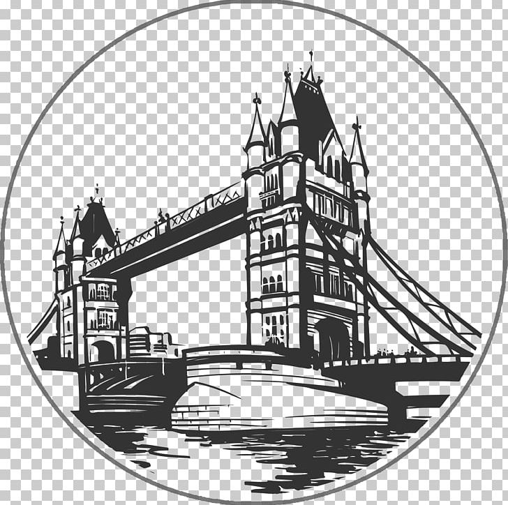 Tower Bridge Tower Of London City Of London PNG, Clipart, Arch, Archi, Bridge, Hand Drawn, Landmark Free PNG Download