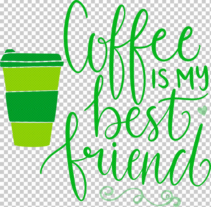 Coffee Best Friend PNG, Clipart, Best Friend, Coffee, Green, Leaf, Line Free PNG Download