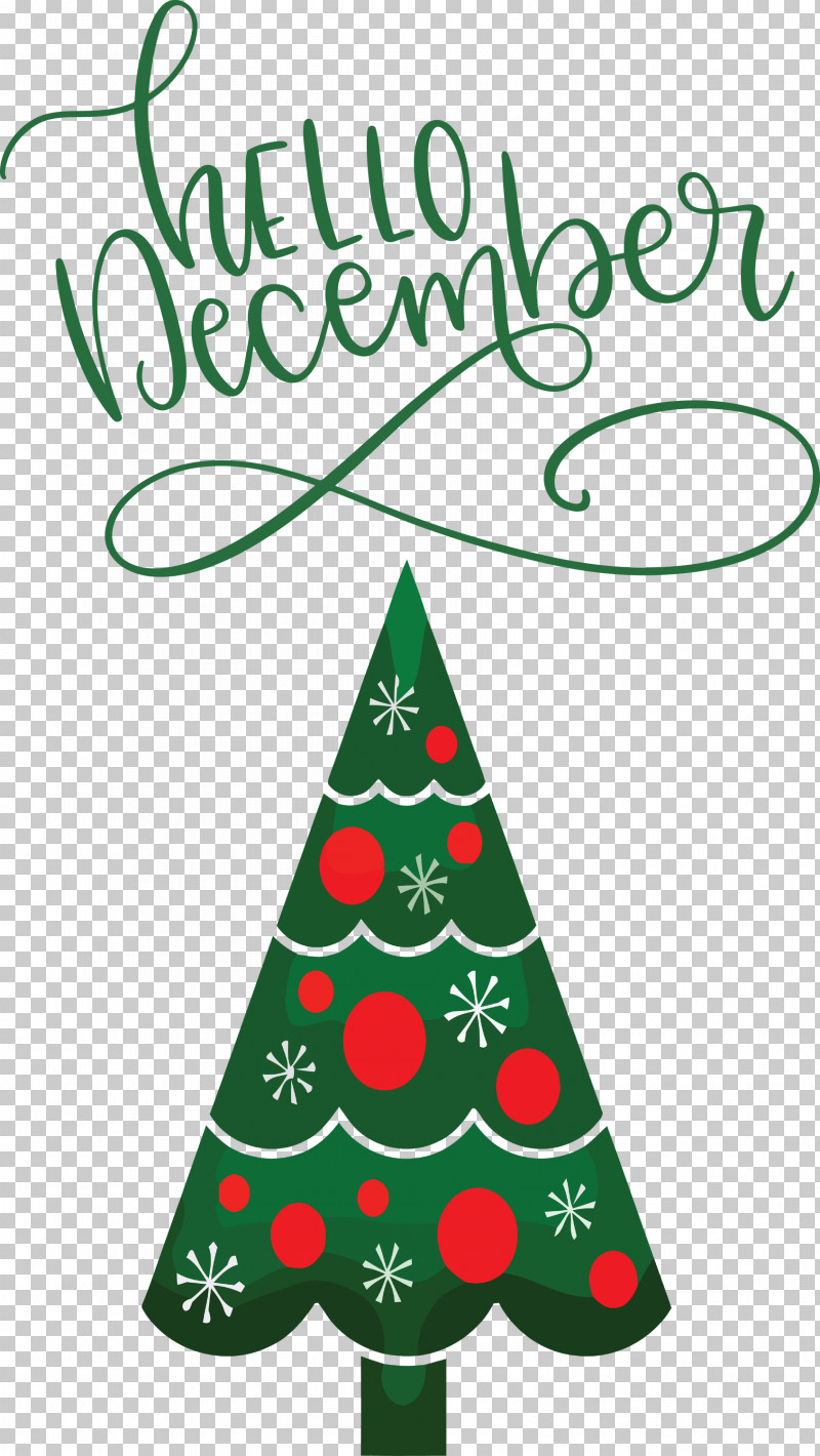 Hello December Winter PNG, Clipart, Bauble, Christmas Day, Christmas Tree, Conifers, Fir Free PNG Download
