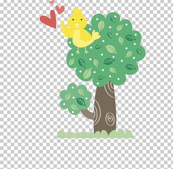 Bird Cartoon Tree Illustration PNG, Clipart, Adorable, Adorable Pet, Animal, Bird Cage, Cartoon Animal Free PNG Download
