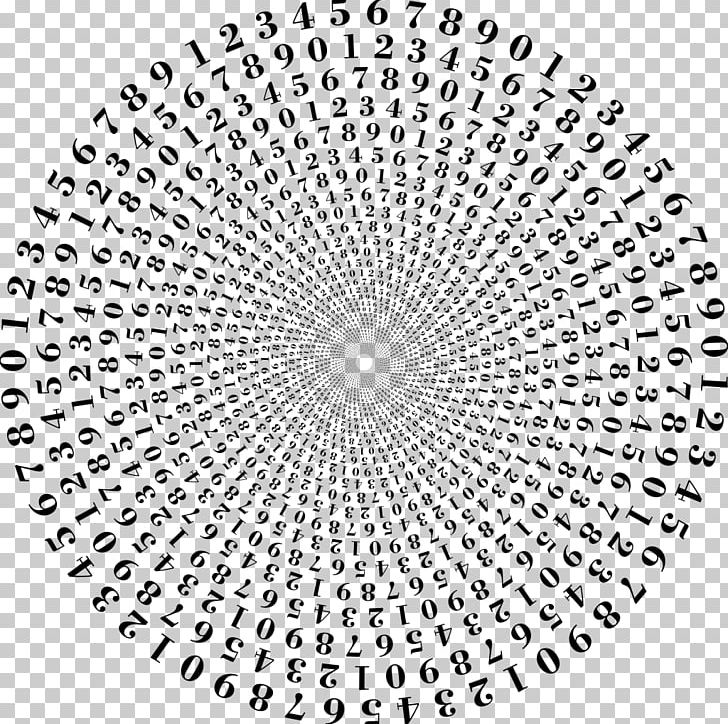 Number Vortex Whirlpool PNG, Clipart, Addition, Area, Black And White, Circle, Doily Free PNG Download