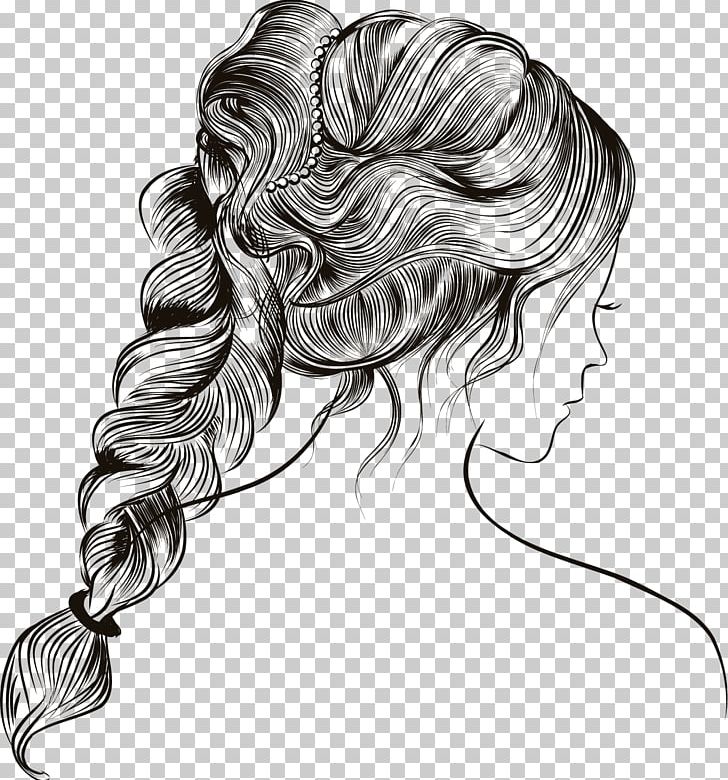 Comb Hairstyle Illustration PNG, Clipart, Baby Girl, Black And White, Black  Hair, Brown Hair, Drawing Free