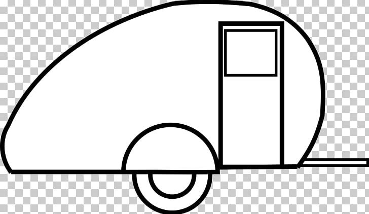 Caravan Campervans Teardrop Trailer PNG, Clipart, Airstream, Angle, Area, Black, Black And White Free PNG Download